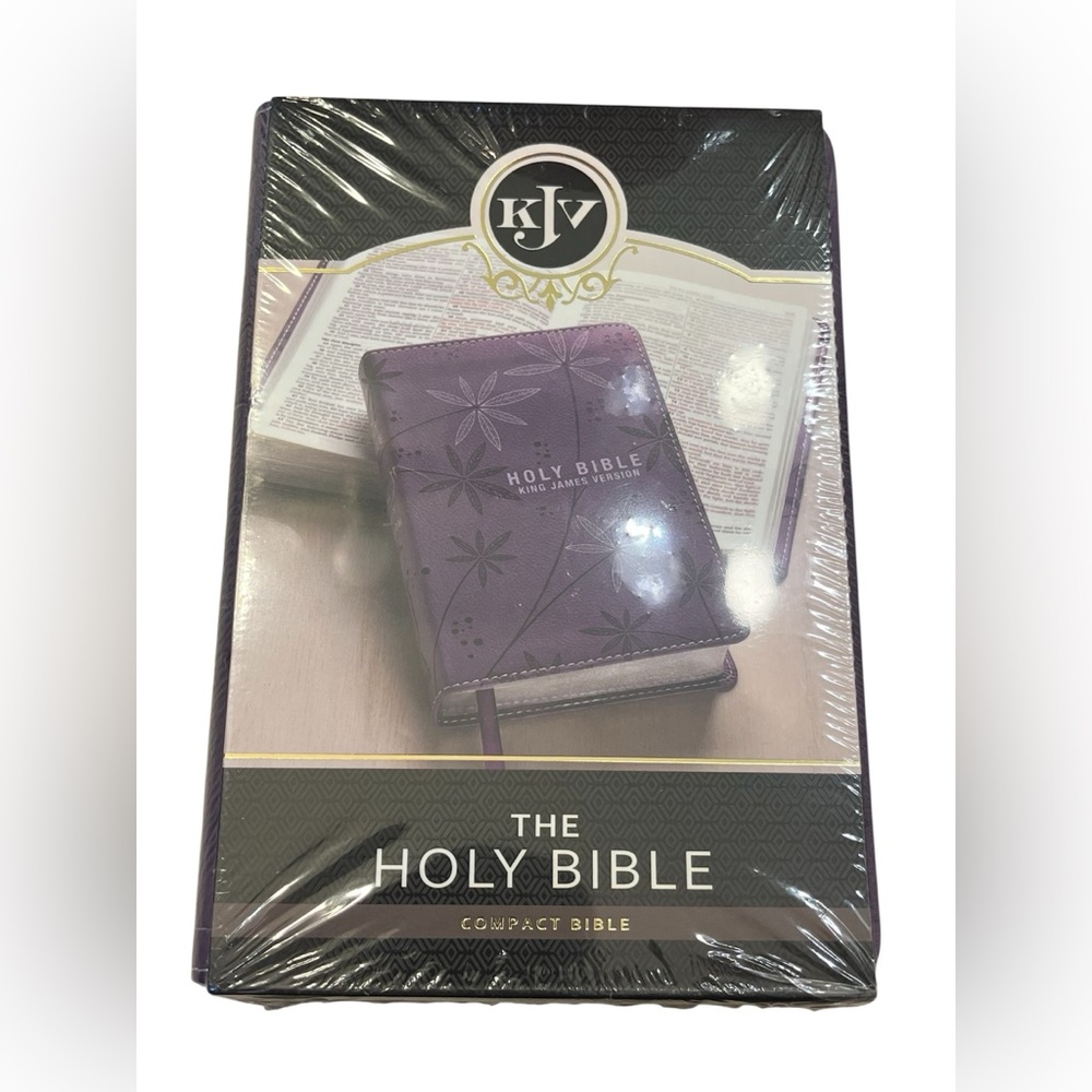 Elegant Purple Compact Bible